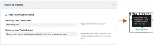 Returning Visitors Tooltip